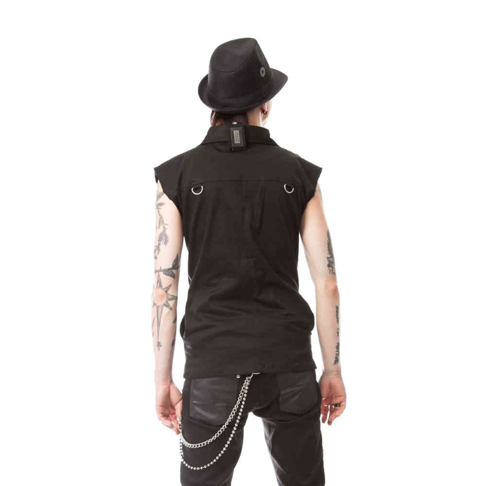 Vixxsin - RONNIE Ärmellose Jacke - Schwarz